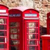 telephone booth, retro, british, red phone booth, communication