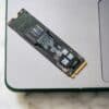 A close up of a laptop on a table