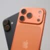 Two smartphones with distinctive camera lenses.