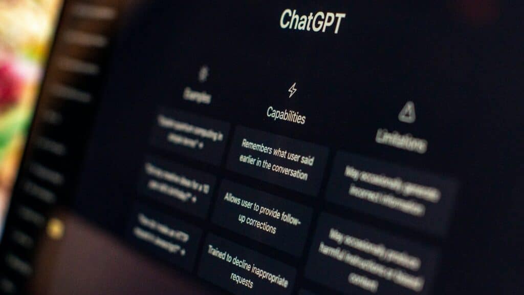 a close up of a computer screen with a menu on it