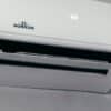 White air conditioner unit displaying 22 degrees
